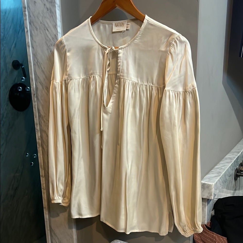 Nation LTD Cream Women's Top
